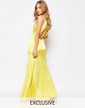 fame and partners yellow dress