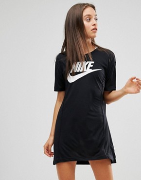 nike t shirt dress womens