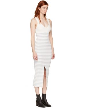 photo White Striped Maxi Dress by Opening Ceremony - Image 2
