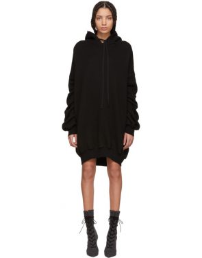 photo Black Hooded Dress by Unravel - Image 1