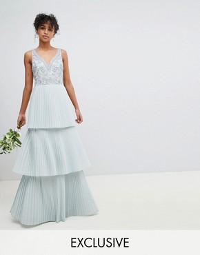 maya sequin top maxi bridesmaid dress