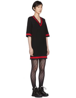 photo Black Short Webbing Dress by Gucci - Image 2