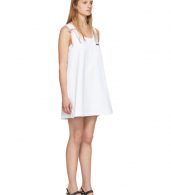 photo White Bow Detail Sleeveless Dress by Prada - Image 2