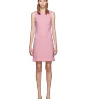 photo Pink Wool Crepe Dress by Dolce and Gabbana - Image 1