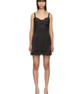 photo Black Silk Short Dress by Dolce and Gabbana - Image 1