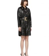 photo Black and Gold Spread Shirt Dress by Versace Jeans Couture - Image 2
