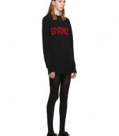 photo Black and Red Logo Crewneck Dress by Givenchy - Image 2
