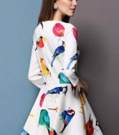 photo 3/4 Sleeve Bird Dress by OASAP - Image 8