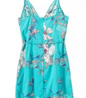 photo Aqua Exquisite Floral Print Summer Mini Dress by OASAP, color Aqua - Image 4