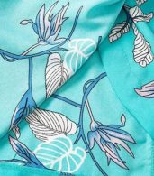 photo Aqua Exquisite Floral Print Summer Mini Dress by OASAP, color Aqua - Image 7