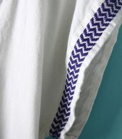 photo Bohemian Embroidery V-Neck Mini Dress by OASAP, color White - Image 8