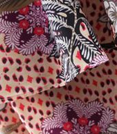 photo Boho Floral Print Off-the-Shoulder Side Slit Dress by OASAP - Image 4