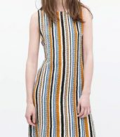 photo Boho Stripe Pattern Knitted Sleeveless Dress by OASAP, color Multi - Image 1