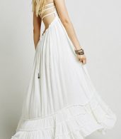photo Casual Solid Halter Backless Maxi Dress by OASAP - Image 7