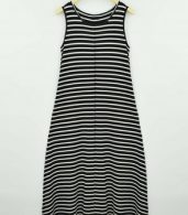 photo Casual Summer Sleeveless Striped Pullover Maxi Dress by OASAP - Image 9
