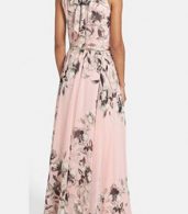photo Charming Floral Printed Sleeveless Maxi Dress by OASAP, color Pink - Image 2