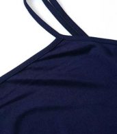 photo Chevron Spaghetti Straps Splits Cami Dress by OASAP - Image 7