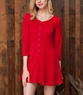 photo Chic Button Down Trapeze Dress by OASAP - Image 1