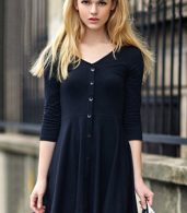 photo Chic Button Down Trapeze Dress by OASAP - Image 6
