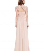 photo Chic Lace Paneled High Waist Scoop Back Maxi Dress by OASAP - Image 6