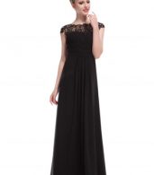 photo Chic Lace Paneled High Waist Scoop Back Maxi Dress by OASAP - Image 9