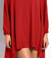 photo Chiffon Relaxed Mini Loose Fit Dress by OASAP - Image 11