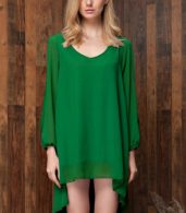 photo Chiffon Relaxed Mini Loose Fit Dress by OASAP - Image 13