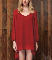 photo Chiffon Relaxed Mini Loose Fit Dress by OASAP - Image 14