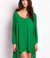 photo Chiffon Relaxed Mini Loose Fit Dress by OASAP - Image 20