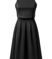 photo Classic Round Neck Sleeveless Pleated A-line Dress by OASAP - Image 11