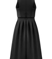photo Classic Round Neck Sleeveless Pleated A-line Dress by OASAP - Image 12
