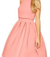 photo Classic Round Neck Sleeveless Pleated A-line Dress by OASAP - Image 3