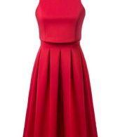 photo Classic Round Neck Sleeveless Pleated A-line Dress by OASAP - Image 5