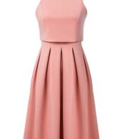 photo Classic Round Neck Sleeveless Pleated A-line Dress by OASAP - Image 9
