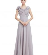photo Cowl Neck Maxi Ball Gown Prom Evening Dress by OASAP - Image 2