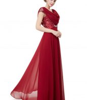 photo Cowl Neck Maxi Ball Gown Prom Evening Dress by OASAP - Image 13