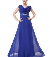 photo Cowl Neck Maxi Ball Gown Prom Evening Dress by OASAP - Image 14