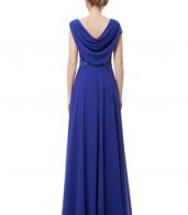 photo Cowl Neck Maxi Ball Gown Prom Evening Dress by OASAP - Image 15
