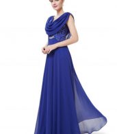 photo Cowl Neck Maxi Ball Gown Prom Evening Dress by OASAP - Image 16