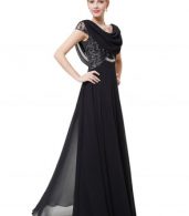 photo Cowl Neck Maxi Ball Gown Prom Evening Dress by OASAP - Image 17