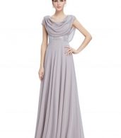 photo Cowl Neck Maxi Ball Gown Prom Evening Dress by OASAP - Image 1