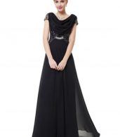 photo Cowl Neck Maxi Ball Gown Prom Evening Dress by OASAP - Image 19