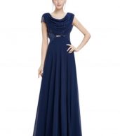 photo Cowl Neck Maxi Ball Gown Prom Evening Dress by OASAP - Image 5