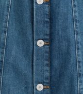 photo Denim Suspender Dress Vintage Blue Button Down Jean Dress by OASAP, color Blue - Image 6