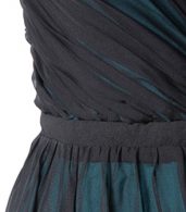 photo Elegant Pleated Swing Maxi Dress by OASAP, color Black - Image 5