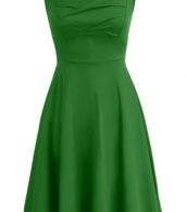 photo Elegant Ruffle Trim Sleeveless Dress by OASAP, color Green - Image 5