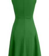 photo Elegant Ruffle Trim Sleeveless Dress by OASAP, color Green - Image 6