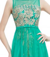 photo Elegant Sleeveless Maxi Prom Evening Wedding Dress by OASAP, color Light Green - Image 3