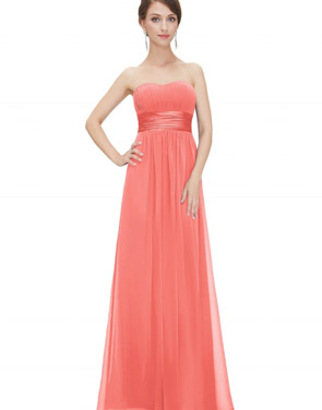 photo Elegant Strapless Maxi Prom Evening Party Dress by OASAP - Image 1