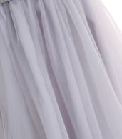 photo Elegant Wrap Off-the Shoulder Mesh Paneled Combo Dress by OASAP - Image 11